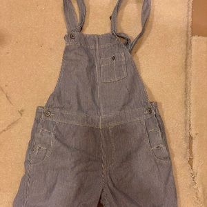 Big Star Pinstripe Overalls